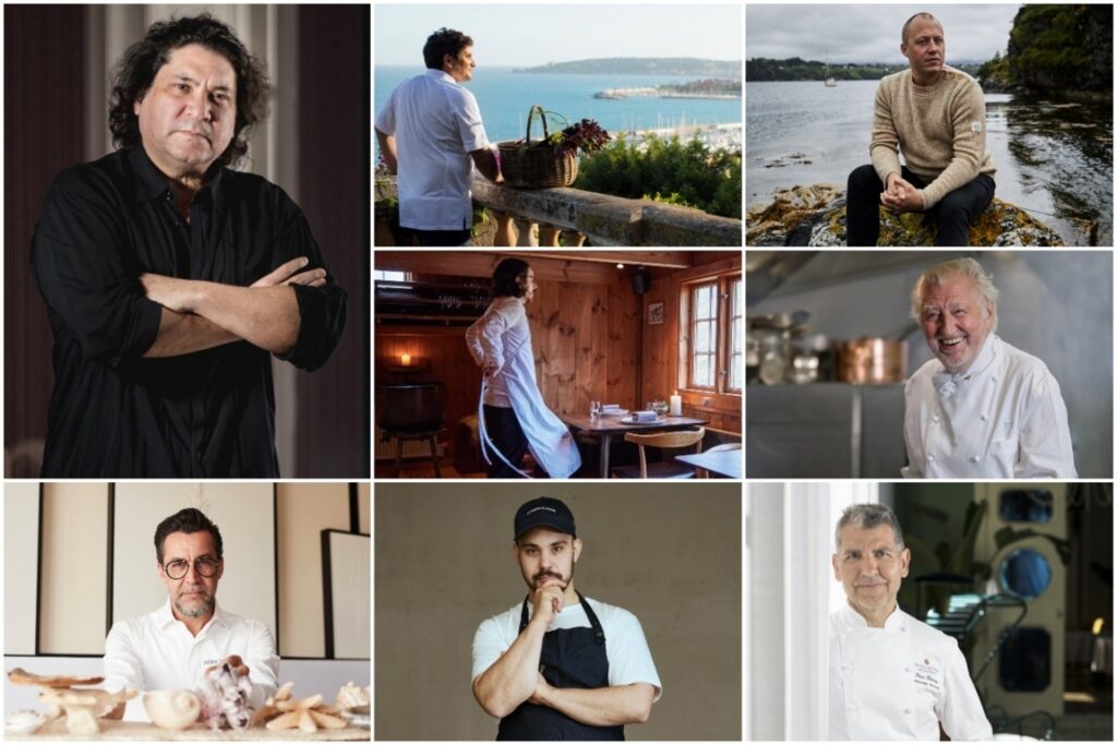 Retratos de chefs destacados en San Sebastián Gastronomika 2026