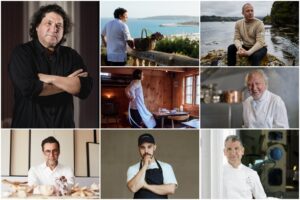 Retratos de chefs destacados en San Sebastián Gastronomika 2026