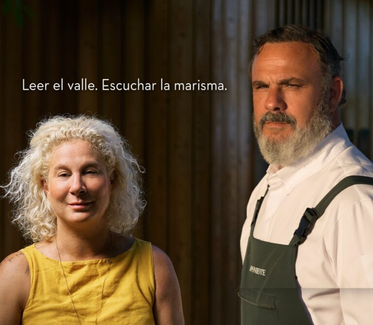 Ana Ros y Ángel León en Aponiente, chefs en un evento culinario.