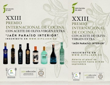 Cartel del XXIII Premio Internacional de Cocina con Aceite de Oliva Virgen Extra