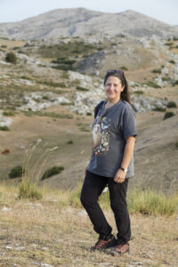 Pastora en el altiplano de Santiago-Pontones, Sierra de Segura.