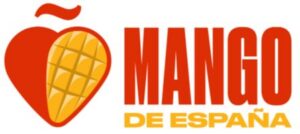 Logotipo de Mango de España con un mango estilizado