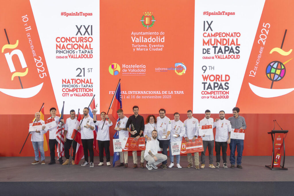 Participantes del Concurso Nacional de Pinchos y Tapas en Valladolid 2025